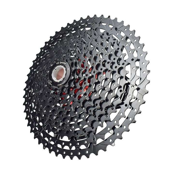 VG Sports Split Mountain Bike Lightweight Cassette Flywheel, Style: 10 Speed 50T (Black)