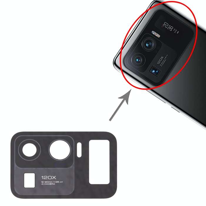 Back Camera Lens for Xiaomi Mi 11 Ultra M2102K1G, M2102K1C