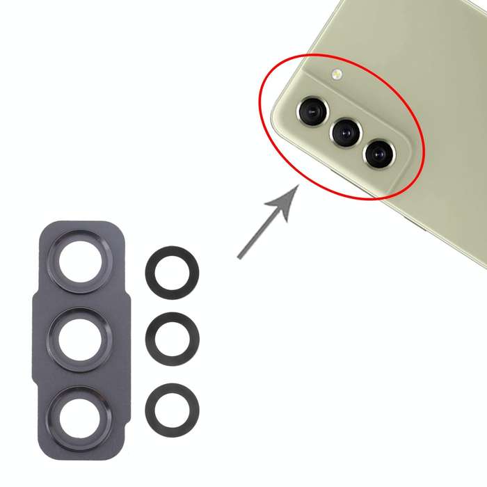 For Samsung Galaxy S21 FE 5G SM-G990B 10pcs Camera Lens Cover