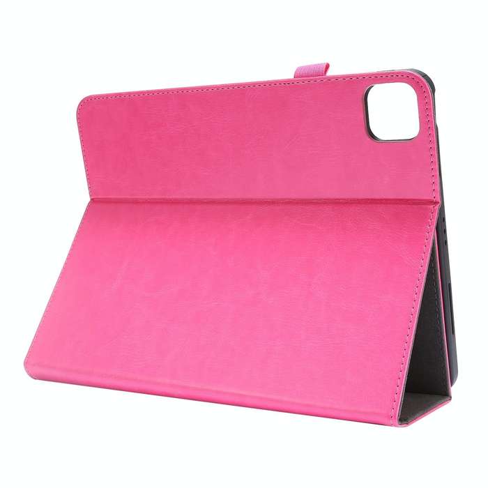 For iPad Pro 12.9 inch (2020) Crazy Horse Texture Horizontal Flip Leather Tablet Case with 2-fold...