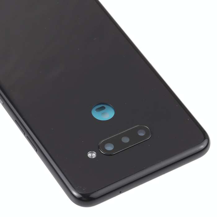 Back Battery Cover for LG K50s LMX540HM LM-X540 LM-X540BMW LMX540BMW(Black)