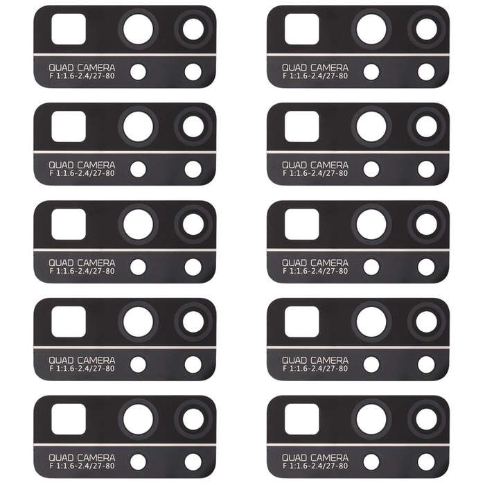 For Huawei Honor 30 10pcs Back Camera Lens