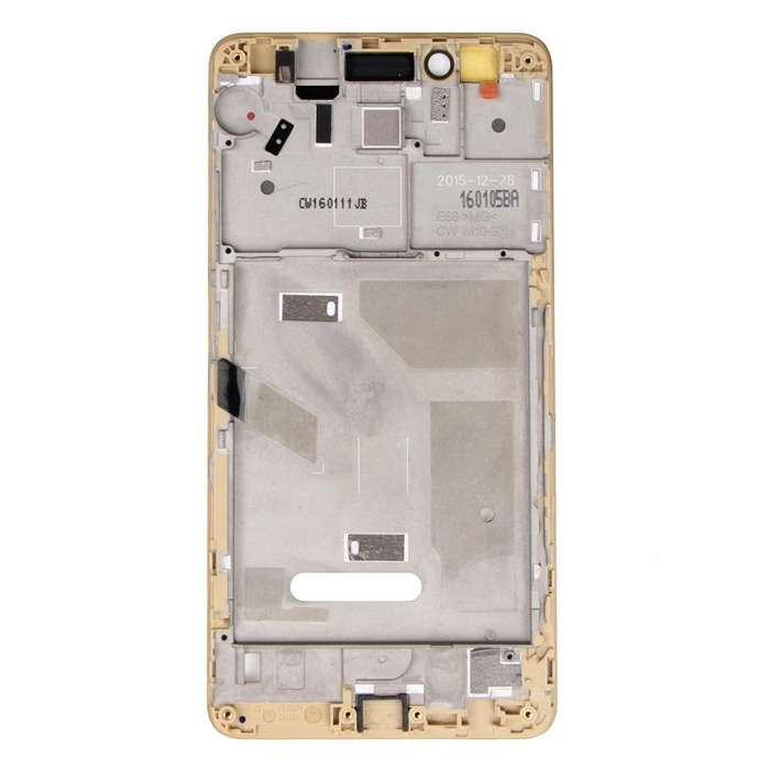 For Huawei Honor 5X / GR5 Front Housing LCD Frame Bezel Plate(Gold)