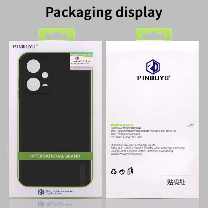 For Xiaomi Redmi Note 12 Pro+ China/Note12 Explorer PINWUYO Sense Series Liquid Silicone TPU Phon...