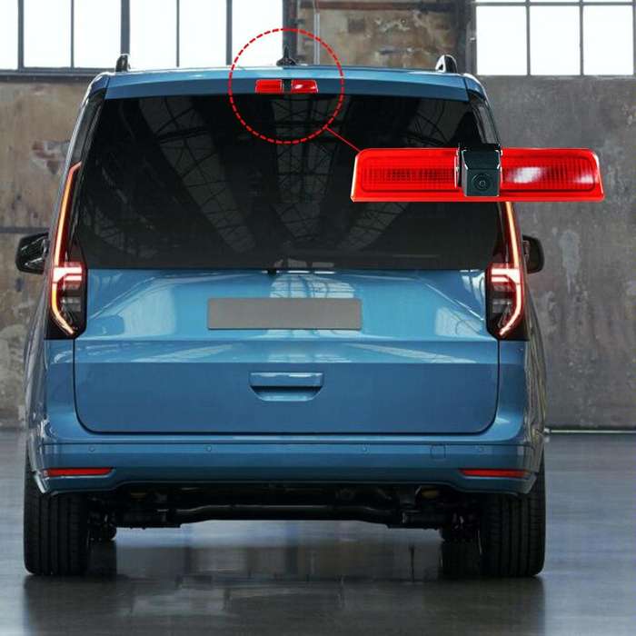 PZ476 Car Waterproof 170 Degree Brake Light View Camera for Volkswagen Caddy 2013-2015