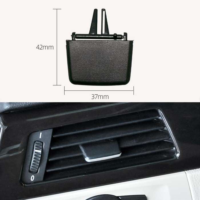 Car Front Air Conditioning Exhaust Switch Paddle Air Conditioning Leaf Clip for BMW 3 Series E90,...