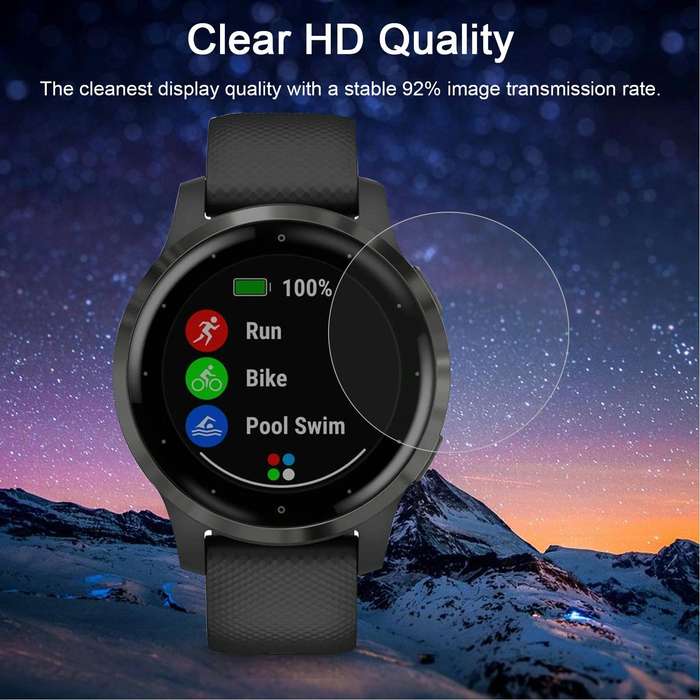 For Garmin Vivoactive 4S 0.26mm 2.5D 9H Watch Tempered Glass Film Screen Protector