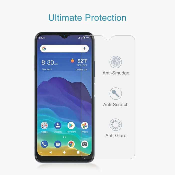 For ZTE Blade 11 Prime 50 PCS 0.26mm 9H 2.5D Tempered Glass Film