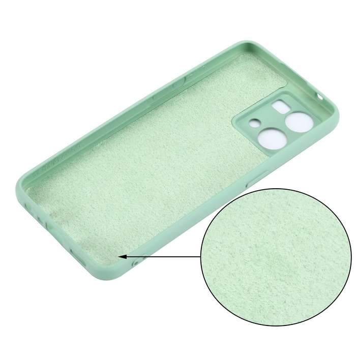 For OPPO Reno 7 4G Global/F21 Pro 4G Pure Color Liquid Silicone Shockproof Full Coverage Phone Ca...