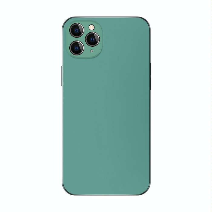 For iPhone 11 Pro Max Electroplating AG Frosted Phone Case(Green)