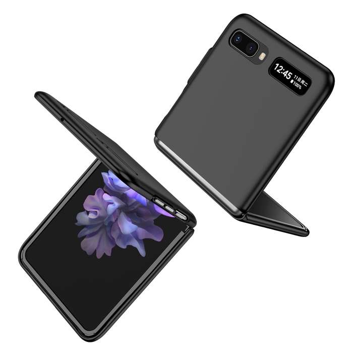 For Samsung Galaxy Z Flip 5G Armor Foldable Phone Case(Black)