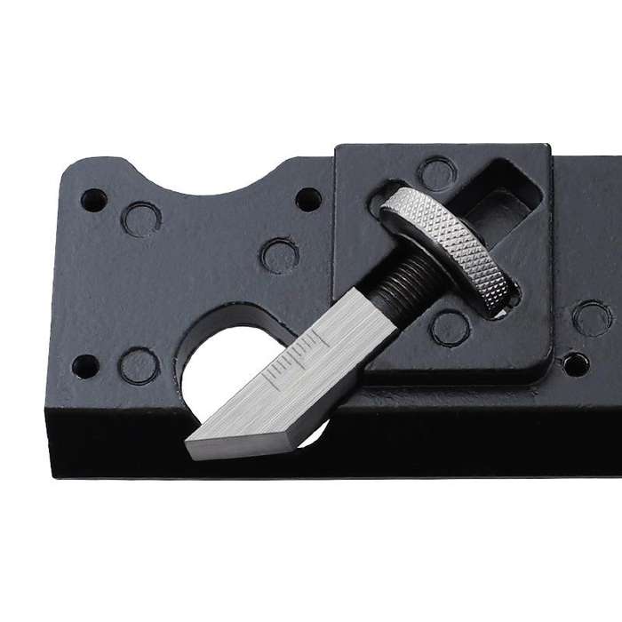 Woodworking Multi-Angle Chamfering Adjustable Depth Hand Planer, Color: Red