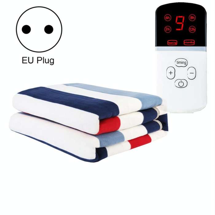 150x120cm Single Control Adjustable Temperature Electric Blanket Electric Mattress(EU Plug)