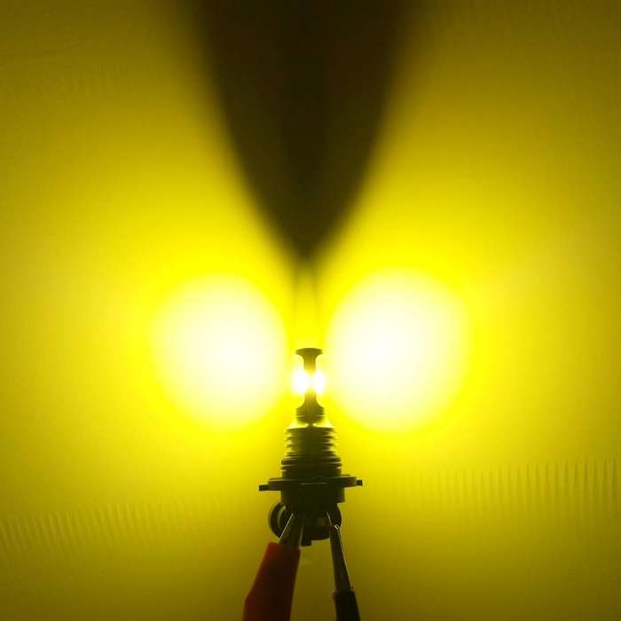 2 PCS H1 72W 1000LM 6000-6500K Super Bright Car Fog Light LED Bulbs, DC 12-24V