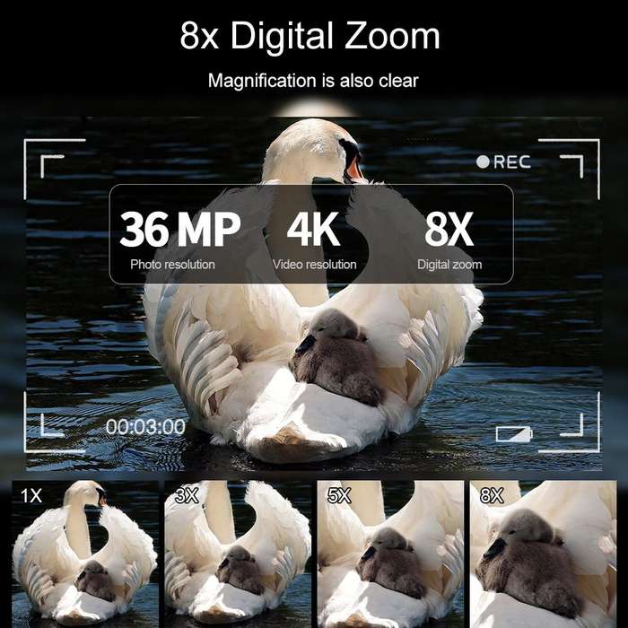 GVDA GD908 3.2 inch TFT Screen Binoculars 4K Infrared Night Vision Binoculars