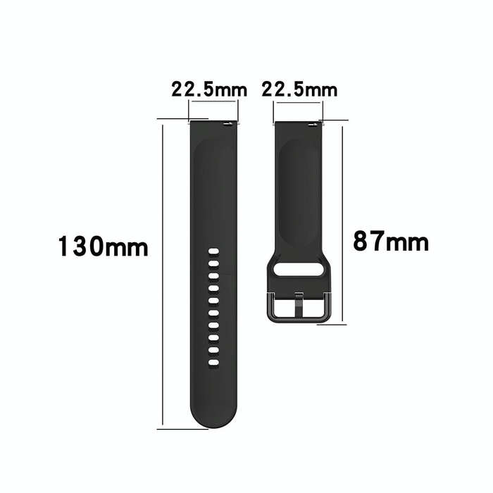 23mm Color Buckle Silicone Wrist Strap Watch Band for Fitbit Versa 2 / Versa / Versa Lite / Blaze...