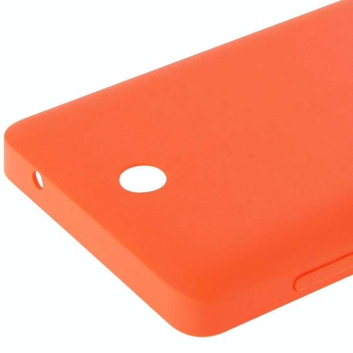Frosted Battery Back Cover  for Microsoft Lumia 430(Orange)