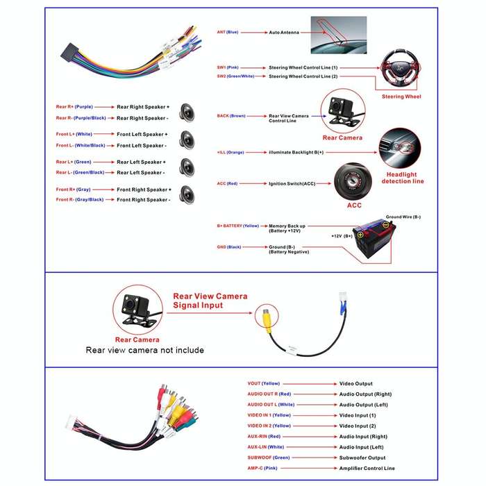 HD 9 inch Universal Car Android 8.1 Radio Receiver MP5 Player, Support FM & Bluetooth & TF Card &...