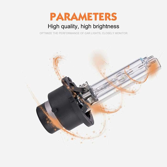 2 PCS D4S 35W 3800 LM 8000K HID Bulbs Xenon Lights Lamps, DC 12V(White Light)