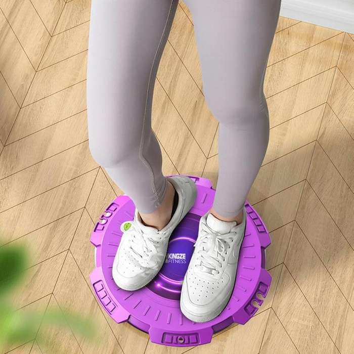 KINGZE Home Waist Twist Board Fitness Equipment Sports Abdomen Revolving Twisting Machine, Specif...