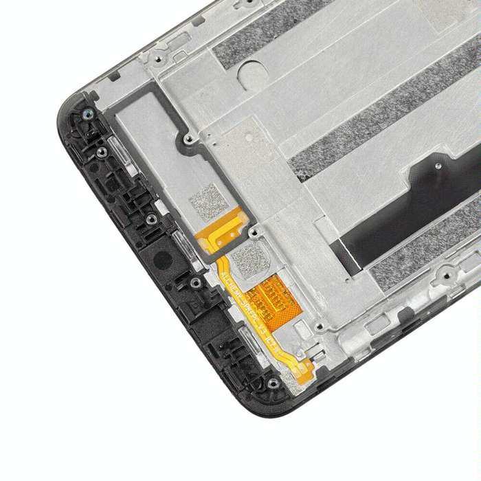 LCD Screen and Digitizer Full Assembly With Frame for T-Mobile Revvl Plus c3701a(Black)