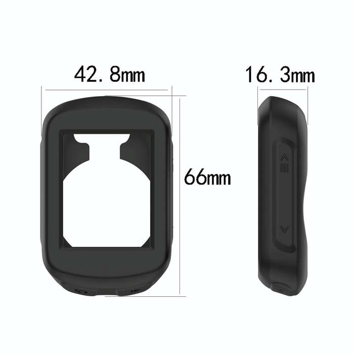 For Garmin Edge 130 Plus / Edge 130 Universal Silicone Protective Case(Black)