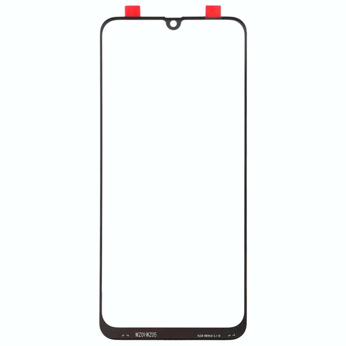 For Samsung Galaxy A50s 10pcs Front Screen Outer Glass Lens (Black)