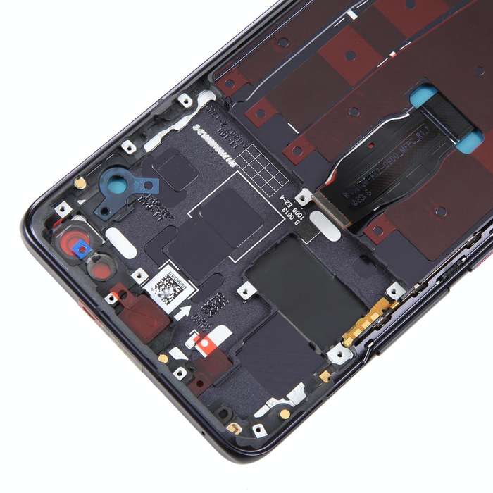LCD Screen and Digitizer Full Assembly with Frame for Huawei Nova 7 Pro 5G(Black)