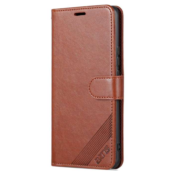 For Huawei nova 10 Pro AZNS Sheepskin Texture Flip Leather Phone Case(Brown)