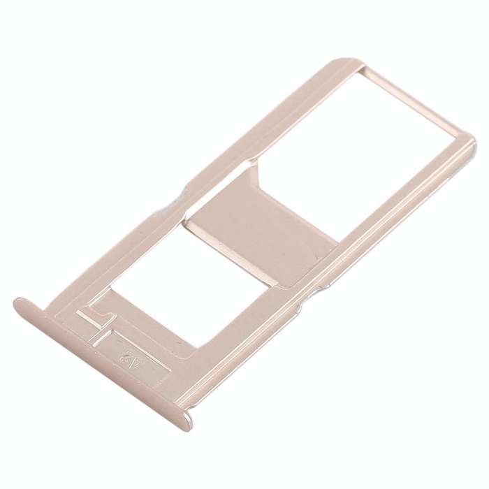 For Vivo X6S Plus 2 x SIM Card Tray (Gold)