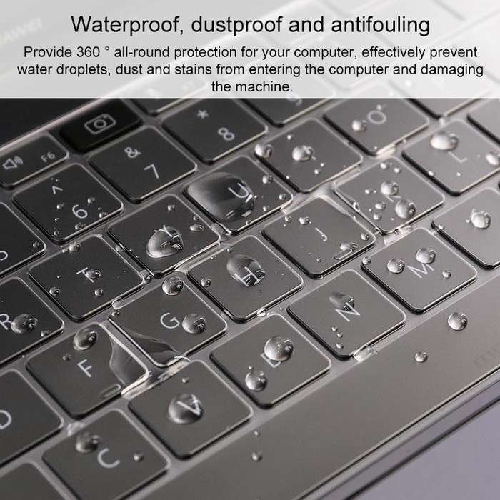 For Huawei MateBook X Pro (2019 / 2020) Transparent and Dustproof TPU Laptop Keyboard Protective ...