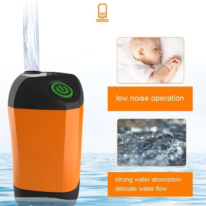 Outdoor Bath Artifact Field Dormitory Simple Electric Shower, Specification: Basic Model 4400mAh