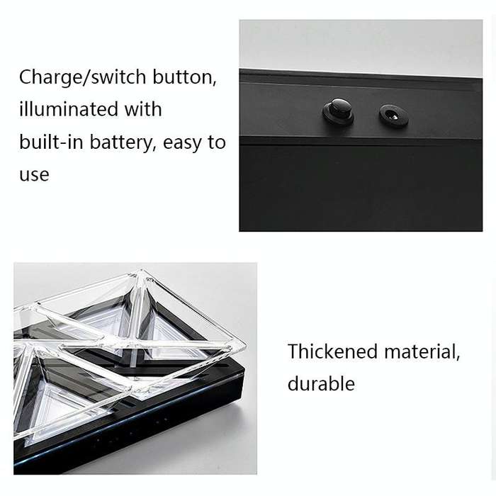 6 In 1 Multifunctional Compartmental Fruit Tray, Style: Transparent