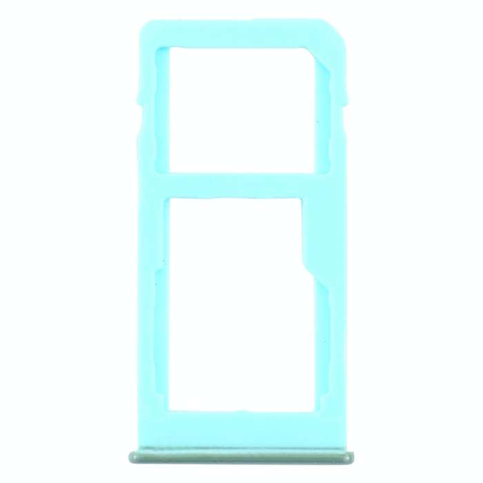 For Samsung Galaxy M40 SM-M405 SIM Card Tray + SIM Card Tray / Micro SD Card Tray (Baby Blue)