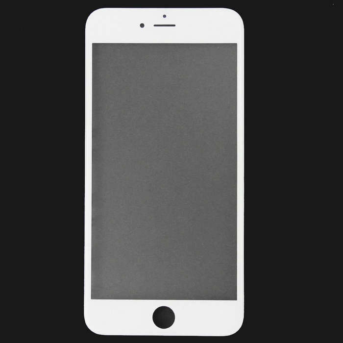 2 in 1 for iPhone 6 (Front Screen Outer Glass Lens + Frame)(White)