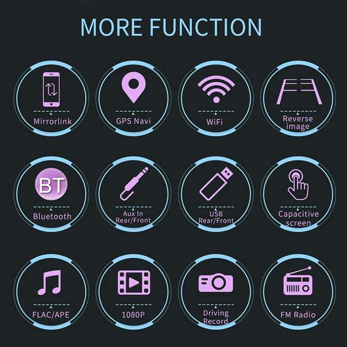 SWM 9702 Car HD 7 inch Android Radio Receiver MP5 Player, Support FM & Bluetooth & GPS & WiFi