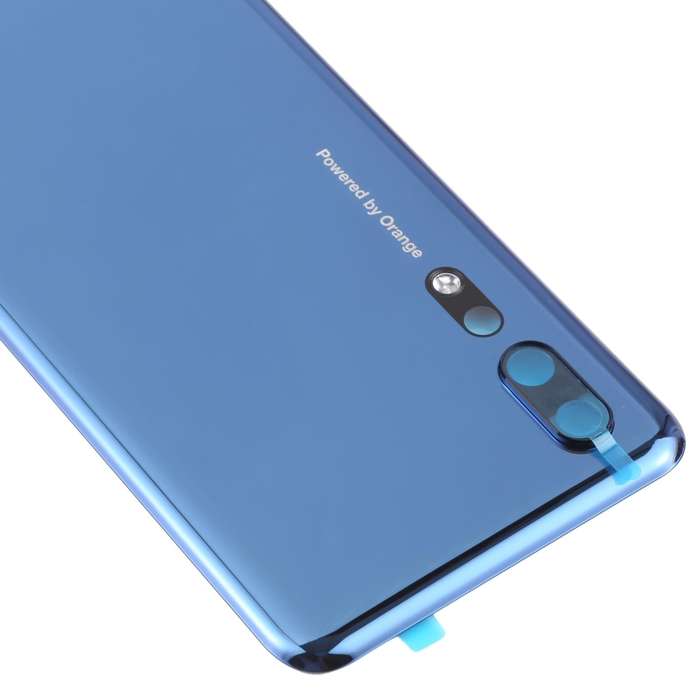 Glass Battery Back Cover for ZTE Axon 10 Pro 5G(Blue)