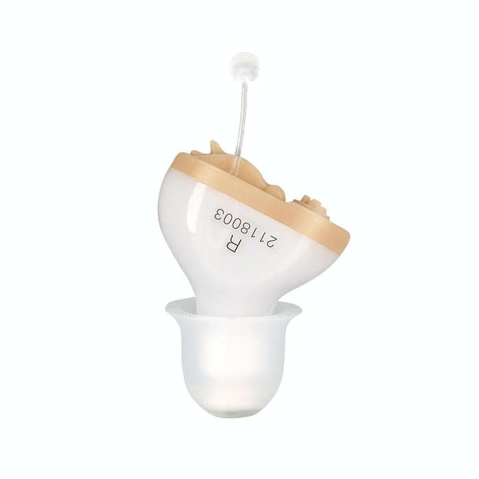 Battery Type Digital Noise Reduction Hearing Aid Elderly Sound Amplifier(White Right Ear)