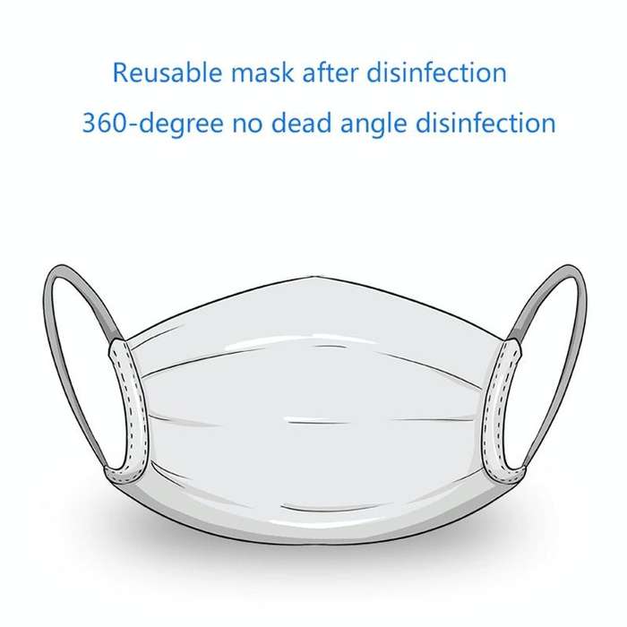 Multifunctional Mobile Phone Face Mask UV Disinfection Aromatherapy Ultraviolet Lamp Sterilizer D...