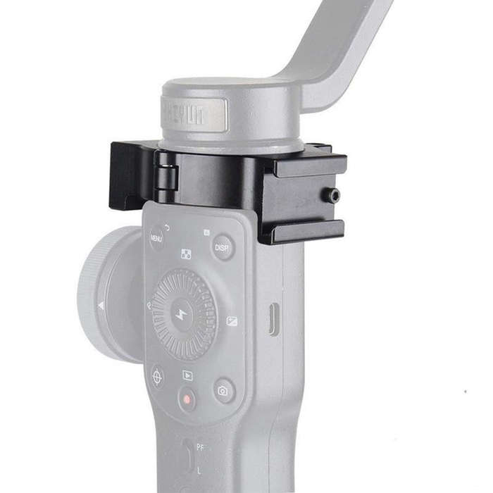 Hot Shoe Adapter Ring Microphone Mount for Zhiyun Smooth 4 Handle Gimbal Stabilizer Rode