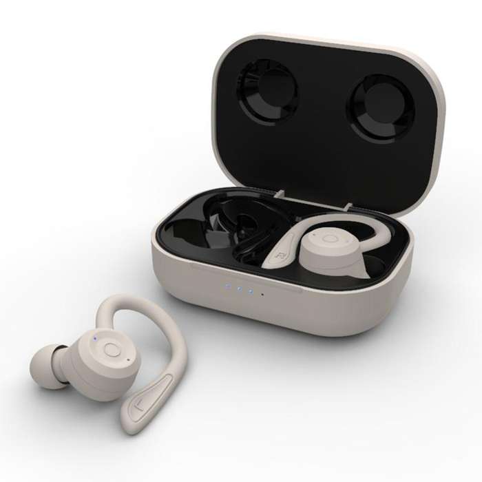 T20 TWS Bluetooth Hooks Wireless Sports Headphones with Charging Box IPX6 Waterproof Noise-cancel...