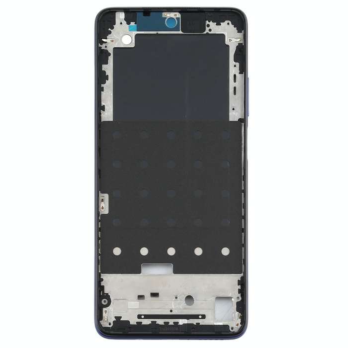 Original Front Housing LCD Frame Bezel Plate for Xiaomi Redmi Note 9 Pro 5G M2007J17C(Blue)