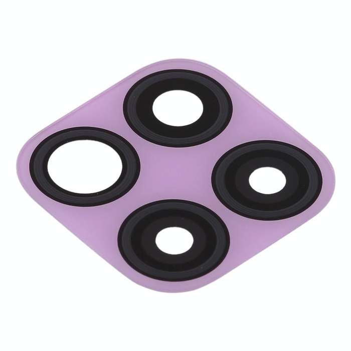 For Huawei P40 Lite  10pcs Original Back Camera Lens (Pink)