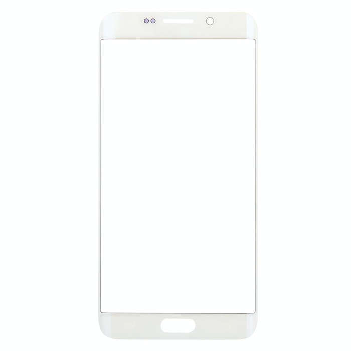 For Galaxy S6 Edge+ / G928 Front Screen Outer Glass Lens (White)
