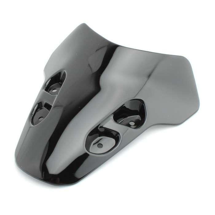 Motorcycle Airflow Deflector Windshield for Yamaha MT-07 2021(Black)