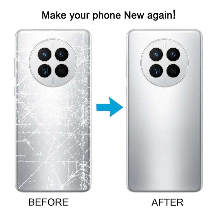 For Huawei Mate 50 Battery Back Cover(Purple)