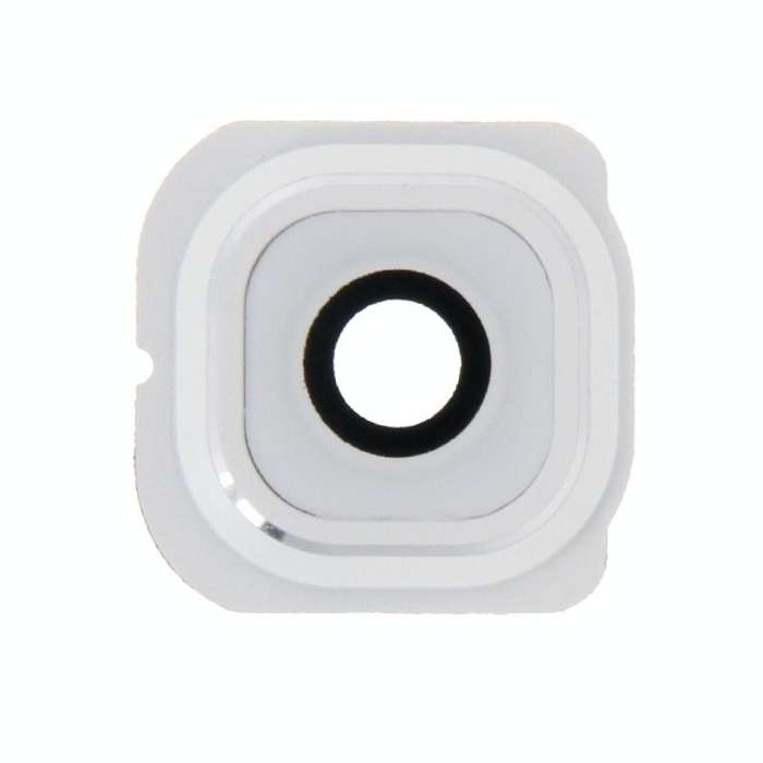 For Galaxy S6 Edge / G925 10pcs Camera Lens Cover with Sticker (White)