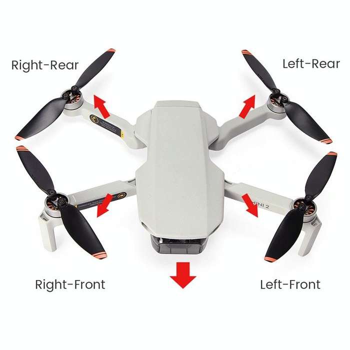 Front and Rear Arm Tripod Shells For DJI Mavic Mini 2 / SE(Right Front)