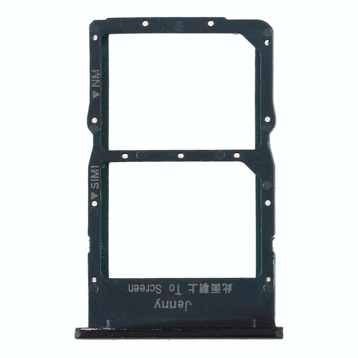 SIM Card Tray + NM Card Tray for Huawei Nova 6 SE (Black)
