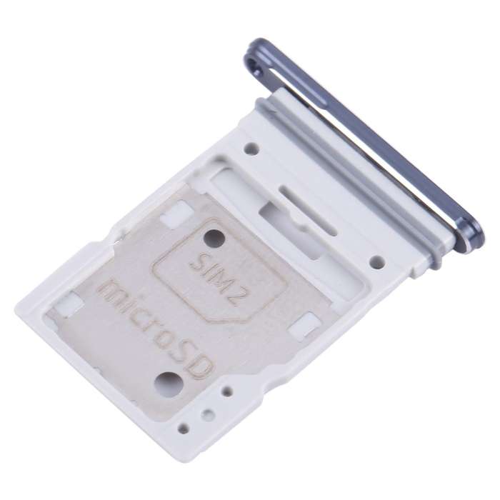 For Samsung Galaxy A55 SM-A556B Original SIM Card Tray + SIM / Micro SD Card Tray (Black)